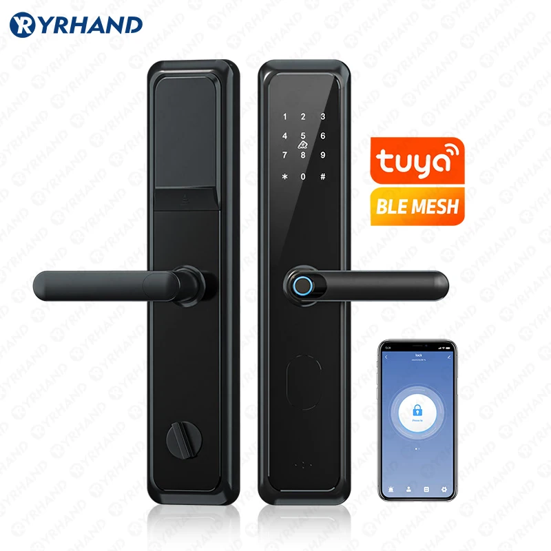 

Fingerprint Waterproof Password Lock Fechadura Eletronica cerradura inteligente Tuya Bluetooth smart door lock