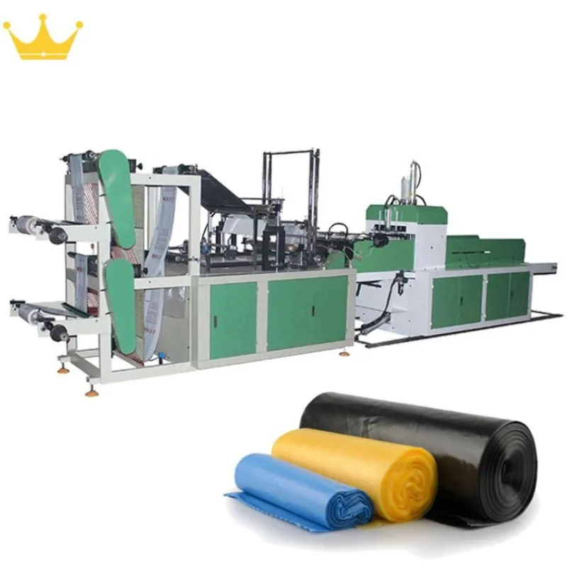 

High Speed Computer Heat-sealing Cold-cutting Biodegradable Plastic Shopping Garbage Bag Making Machine for Sale