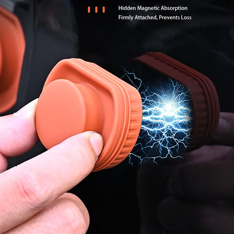 غطاء منفذ شحن مغناطيسي عالمي غطاء سيليكون مقاوم للماء لـ BYD NIO قابس مانع للتسرب مقاوم للماء والغبار للمركبات الكهربائية EV #5