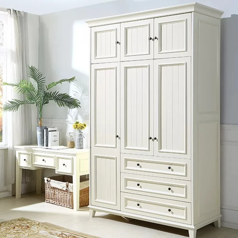 

European Luxury Large Wardrobes Customized Modern Wooden Storage Wardrobe Closet Organizer Clothes Guarda Roupa Casal Furniture
