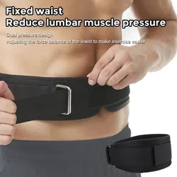 Weight Lifting Belt - 4'' Wide Comfortable Workout Belt Great for Squats, Lunges, Deadlift, Thrusters - Men and Women