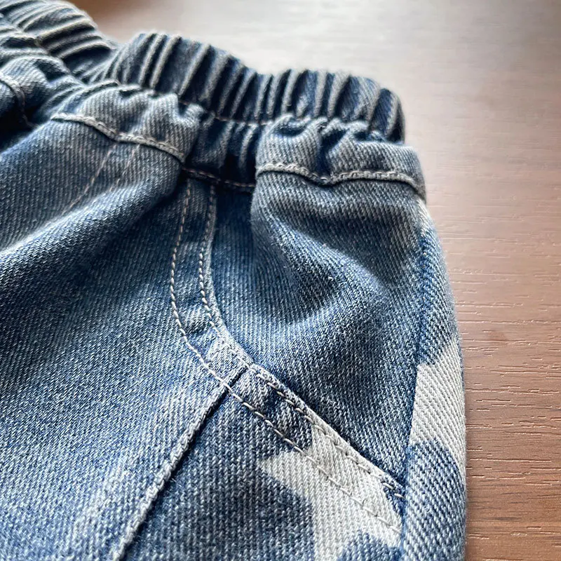 Boys denim Pants Spring Autumn Children's Fashion Jeans Long Trousers For Baby Casual Clothes Kids Loose Pants Costume Clothing