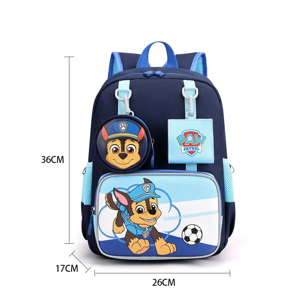 2024 Paw Patrol Cartoon Bag Anime Children backpack Skye Everest Marshall Chase Boys Girls pat patrouille birthday Backpack Toy