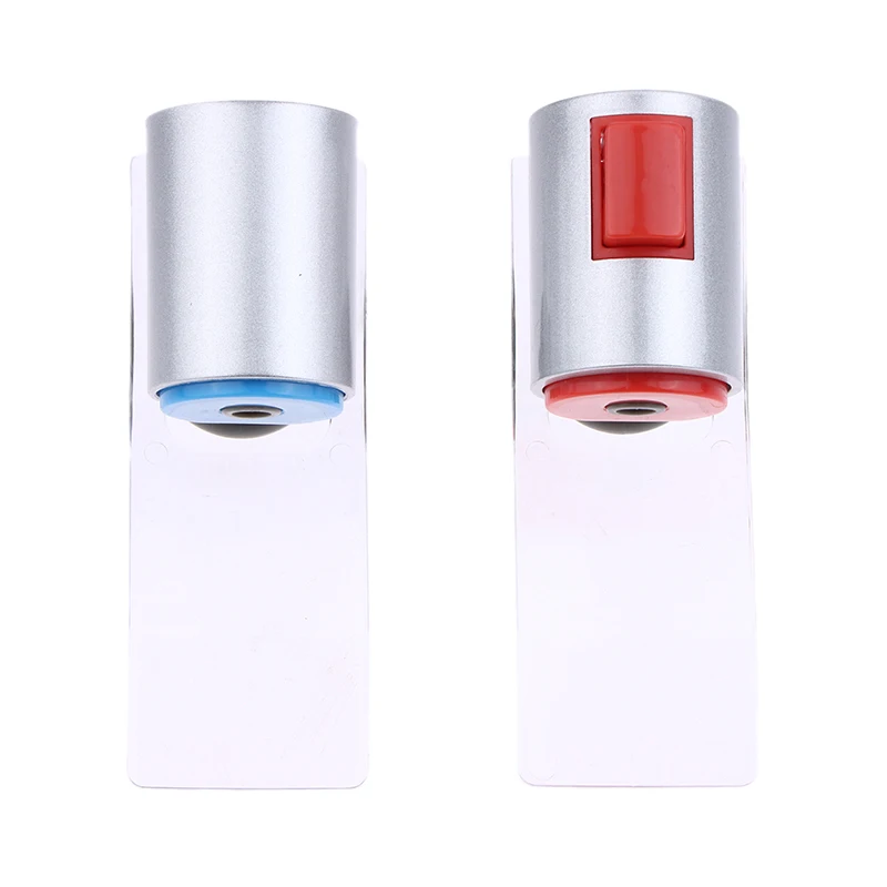 

1Pc Faucet Hot/Cold Key Tap Replacement Part Plastic Red Blue Universal Size Push Type Water Dispenser Switch