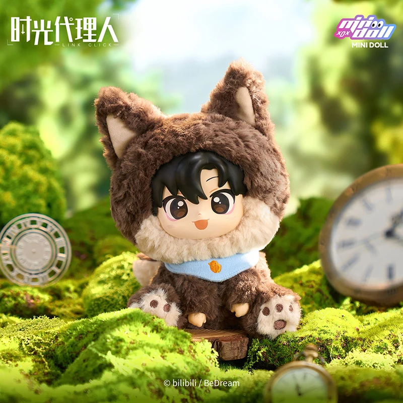 Oficjalny czas kliknięcia Linka, seria Forest Spirit, winylowa maska, pluszowa lalka, licencjonowana kolekcjonerska zabawka anime, prezent, dekoracja domu.