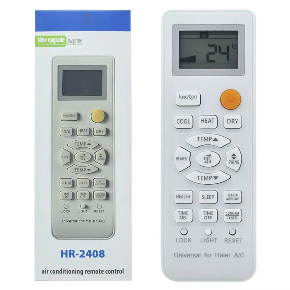 New HR-2408 Universal Remote Control For Haier  air Conditioner 0010401715BW V9014557 0010401314F
