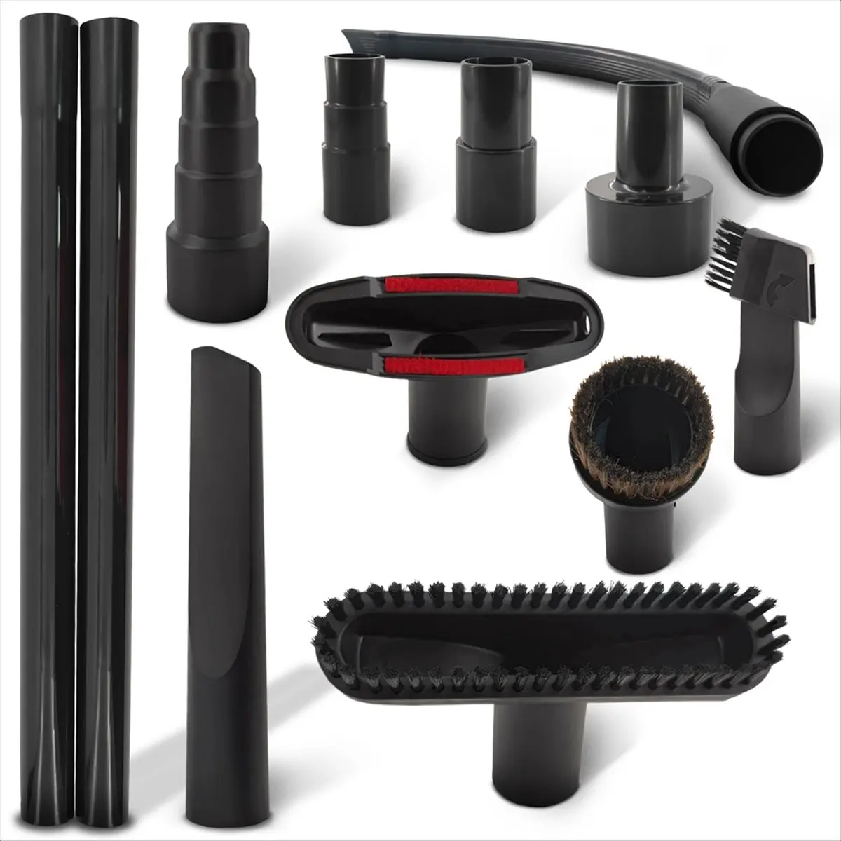 A24PBG Universal Vacuum Attachments & Brushes Set-Vacuum Cleaner Attachments Universal 2 1/2In 1 1/4In for Car,Home,Workshop