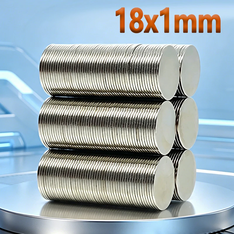 N35 NdfeB 18x1mm Magnet Round Shape Permanent Magnetic Imanes 18*1mm Accessory Neodymium Fridge Office Diy Magnet 10-100pcs