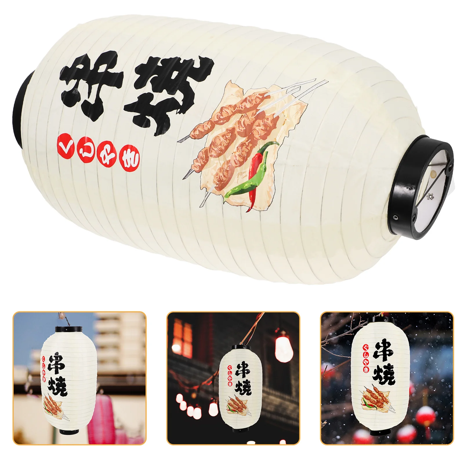 

Japanese Silk Lantern Hanging Fabric Lamp Traditional Restaurant Decor Indoor Outdoor Lighting Party Bar Cafe Decoration