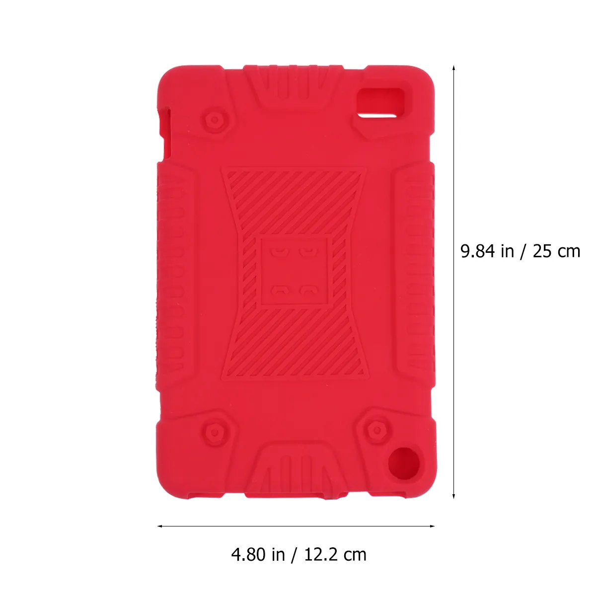 Red Silicone Shockproof Hybrid Hard Case Cover Stand Holder for E-Book Tablet Personalized Fit Full Anti-Slip Design