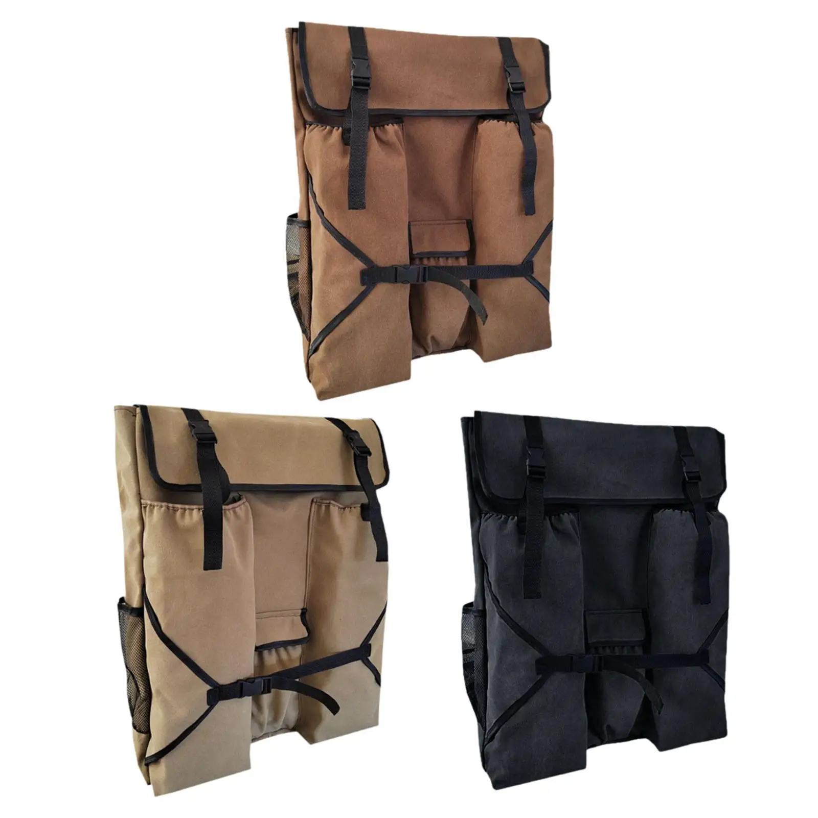 Art Artwork Case Painting Accessories Canvas with Pockets Handle Organizer Backpack Artist Carrying Bag for School Use Drawing