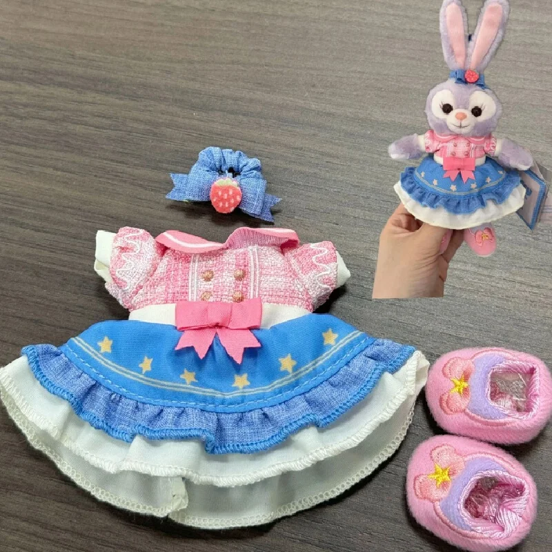 ชุดตุ๊กตาสปริงลิน่าเบลล์ เสื้อผ้าเด็กน่ารัก กระเป๋าจี้ห้อย สำหรับตุ๊กตาฮ่องกงดีไอปี 2025 เครื่องประดับเสื้อผ้าแฟชั่นสำหรับตุ๊กตา