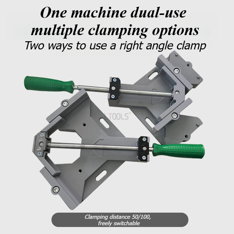 

Профессиональный прямоугольный зажим для деревообработки, регулируемый 90-градусный плотницкий зажим, деревообрабатывающие инструменты