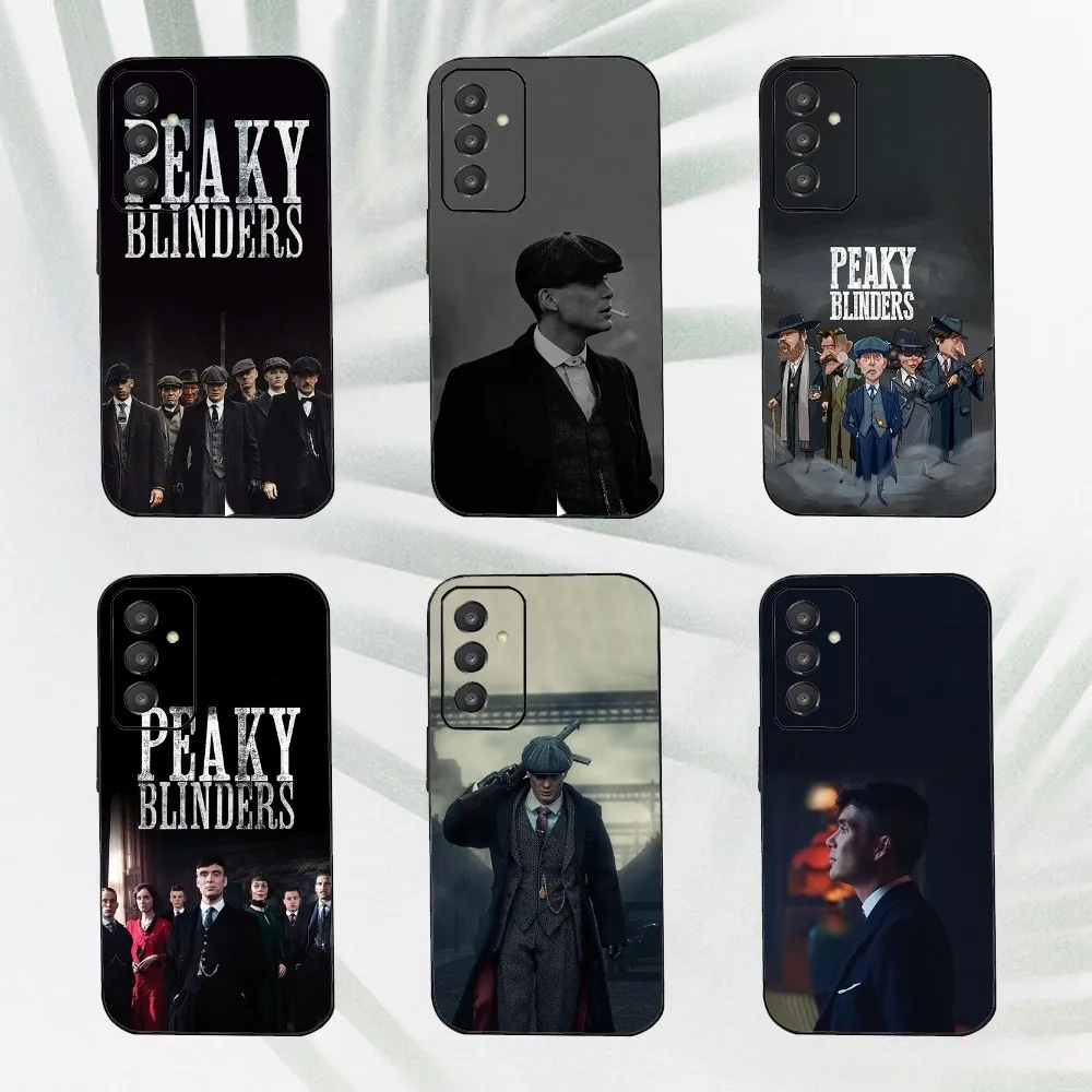 Movie P-Peaky-y-B-Blinders Phone Case For Samsung Galaxy A52 A12 A51 S21 Edge S22ULTRA S23 S20LITE Plus Ultra Black Cover