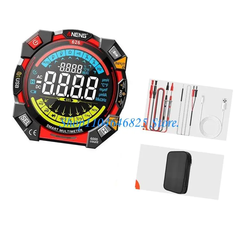 Digital Multimeter Continuitys Voltmeter Resistance Ohm Meter Diagnostics Tool