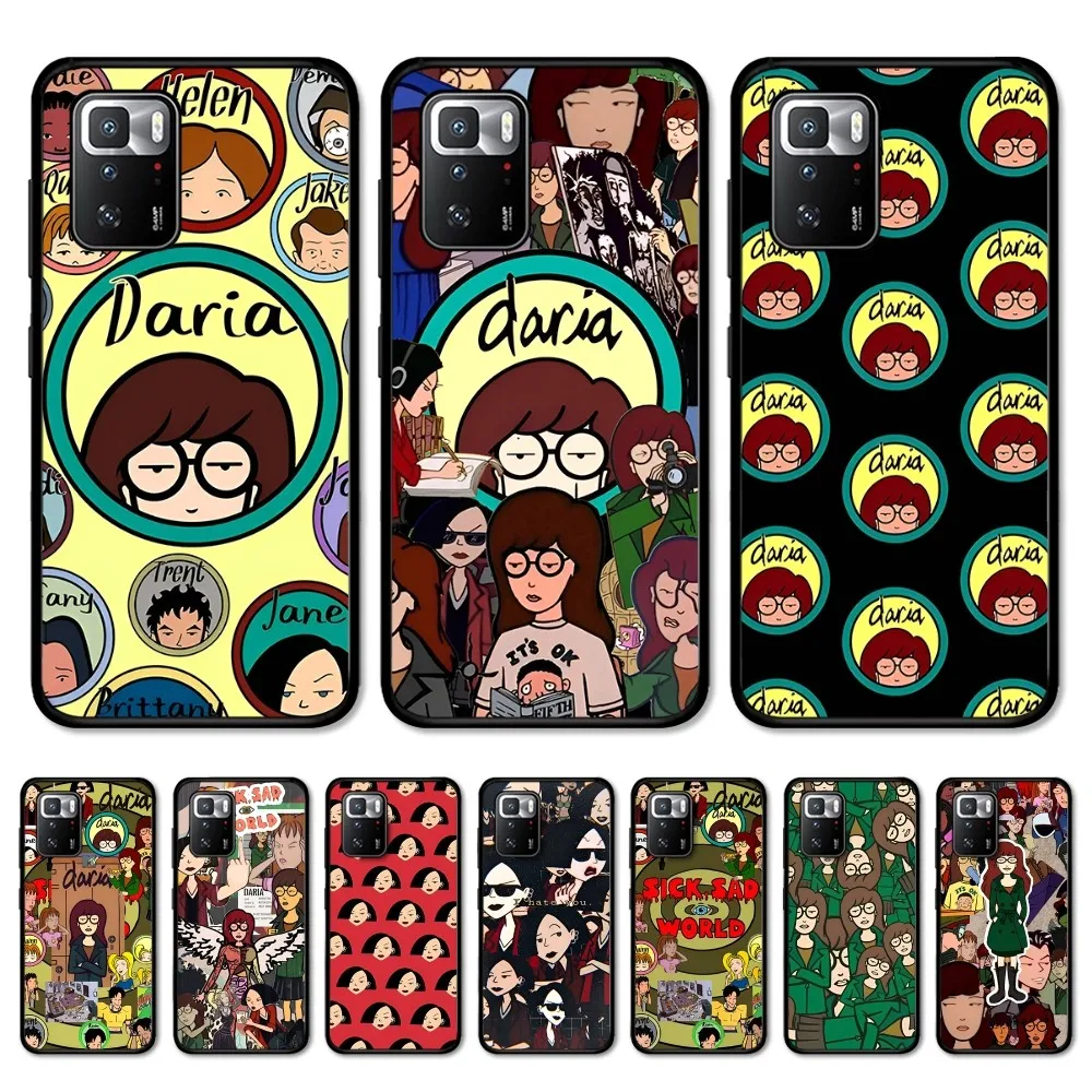 Anime D-Daria Phone Case For Redmi 5 6 7 8 9 10 plus pro 6 7 8 9 A GO K20 K30 K40 pro plus F3 Fundas