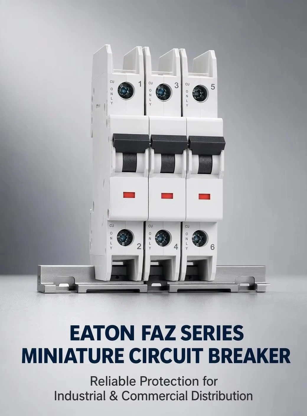 FAZ‑D16/2‑AS Miniature Circuit Breaker MCB 16A 2P 15KA Breaking Capacity for High‑Pollution Environment