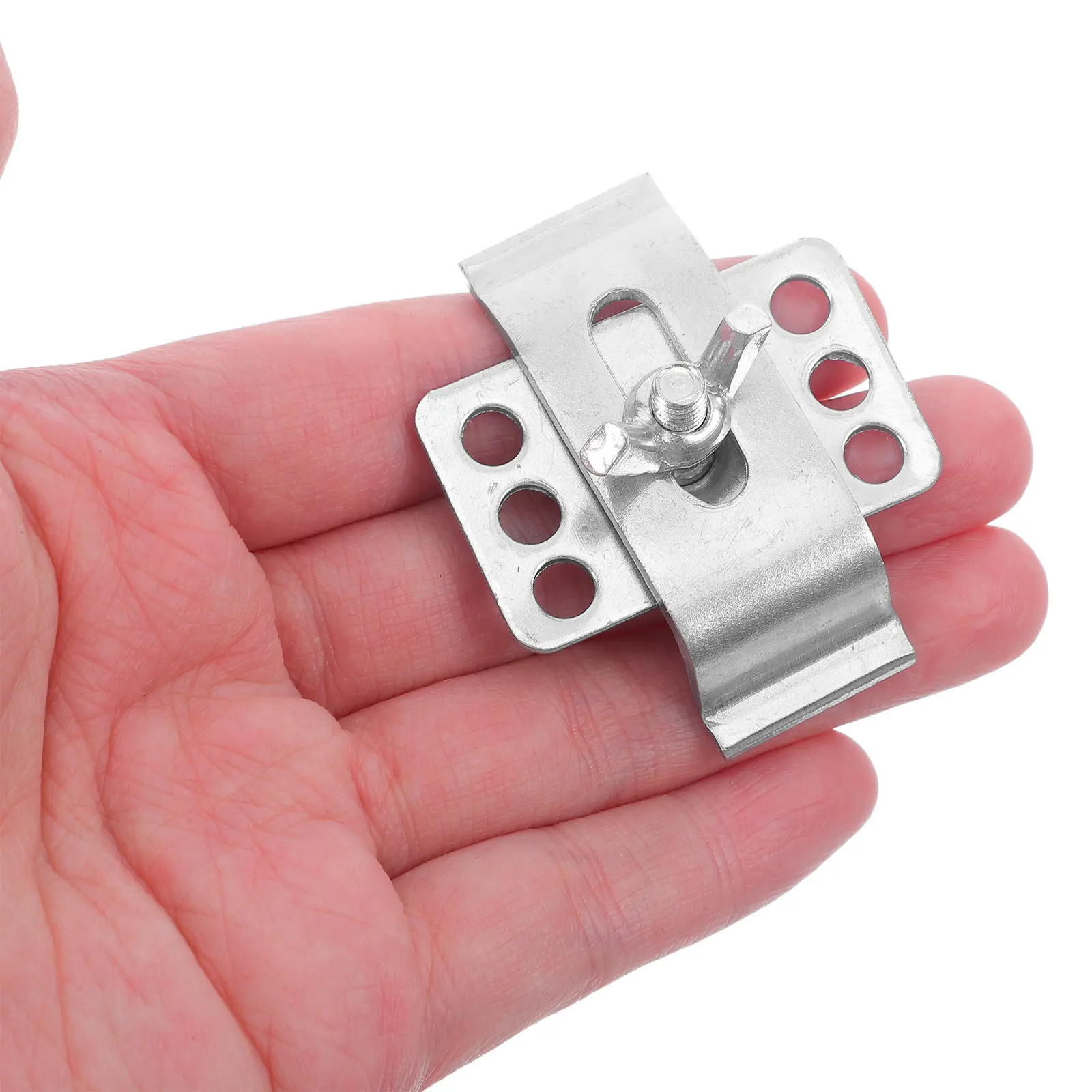 6Pcs Sink Mounting Clips Undermount Sink Support Brackets Heavy Duty Metal for Bathroom Kitchen Ceramic Basin Installation