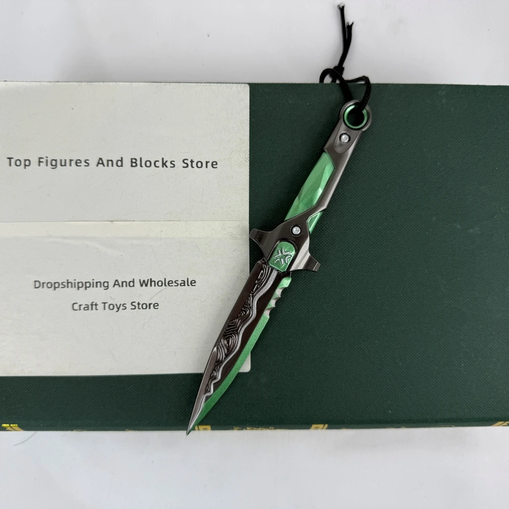 VALORANT نموذج خنجر VCT LOCK//IN، 18 سم، سبيكة زنك، نصل غير حاد، مع غمد – مثالي لمحبي VALORANT، ملحق سلاح لشخصيات الحركة، نموذج متماثل للبيع #1