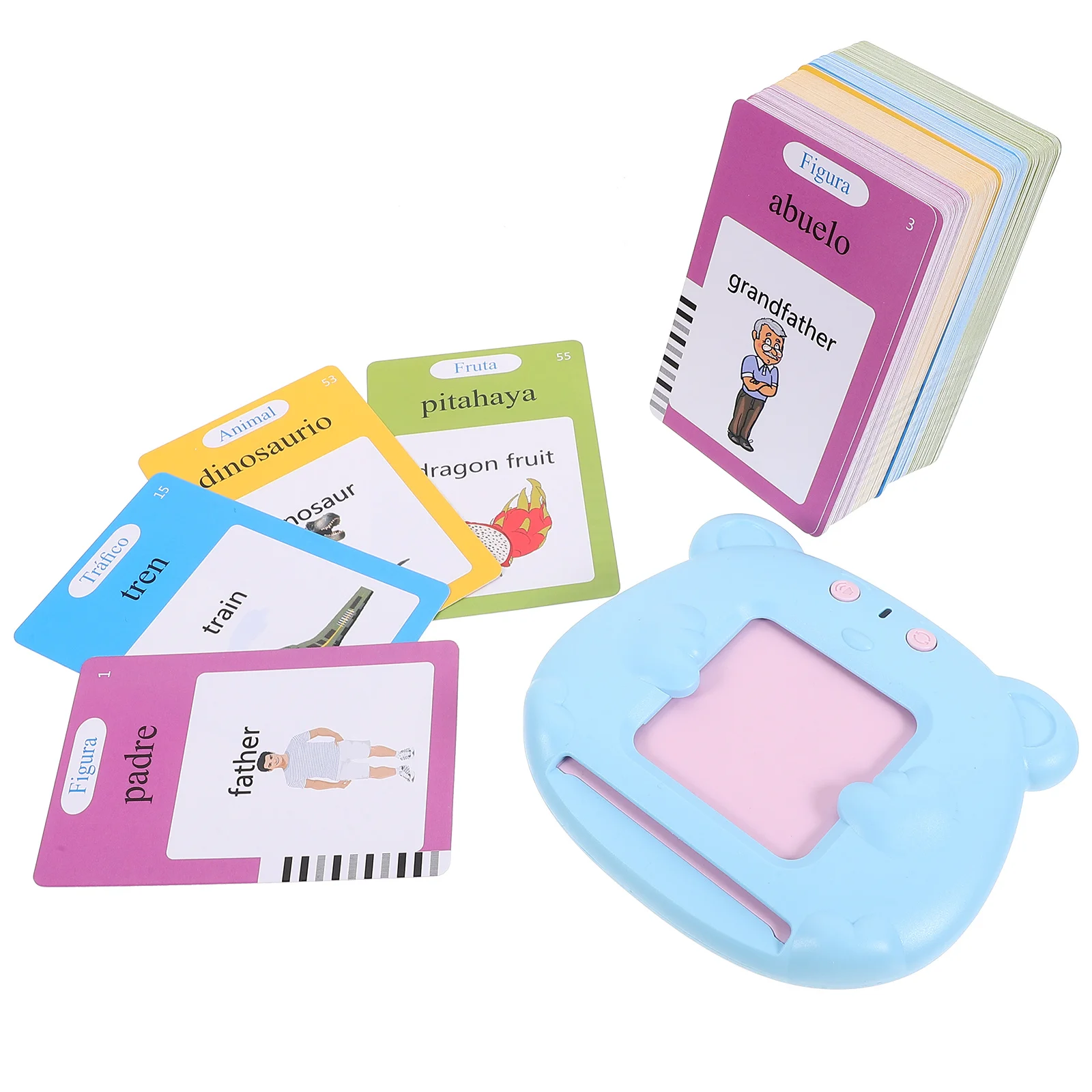 مجموعة واحدة من آلة التعليم المبكر ABS جهاز تعلم اللغة التعليمية هدية عيد ميلاد للأطفال لعبة الكلام التعلم المعرفي