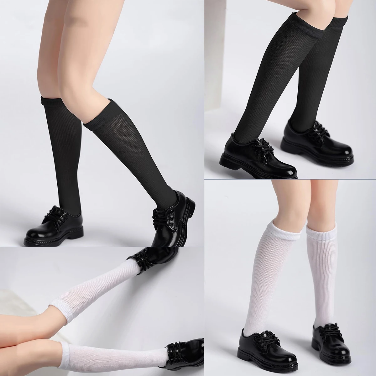 1/6 Scale Female Wade Socks Elastic Stockings Student Socks Clothing Accessories for 12inch PH TBL JO Seamless Action Figure