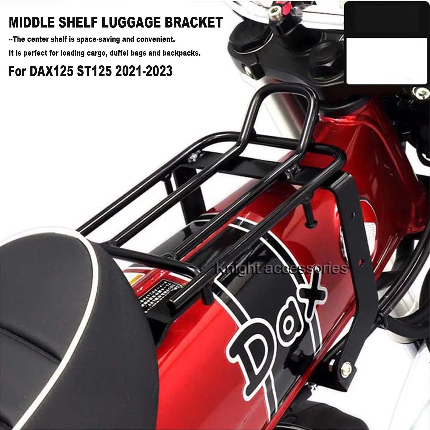 

Center luggage rack cargo storage rack For Honda DAX 125 dax125 ST 125 st125 2021-2023