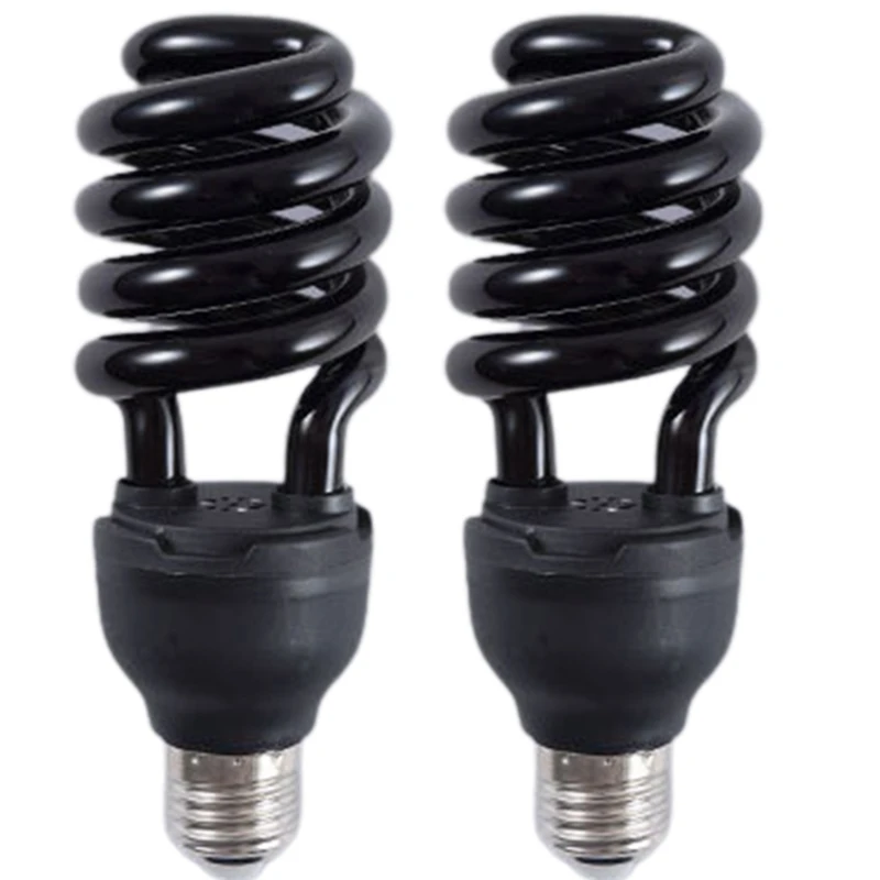 Black Light UV Bulb with Screw Low Energy 220V 30watt/40watt 365 Wavelength Replaceable Lamp Bulb E27 Base