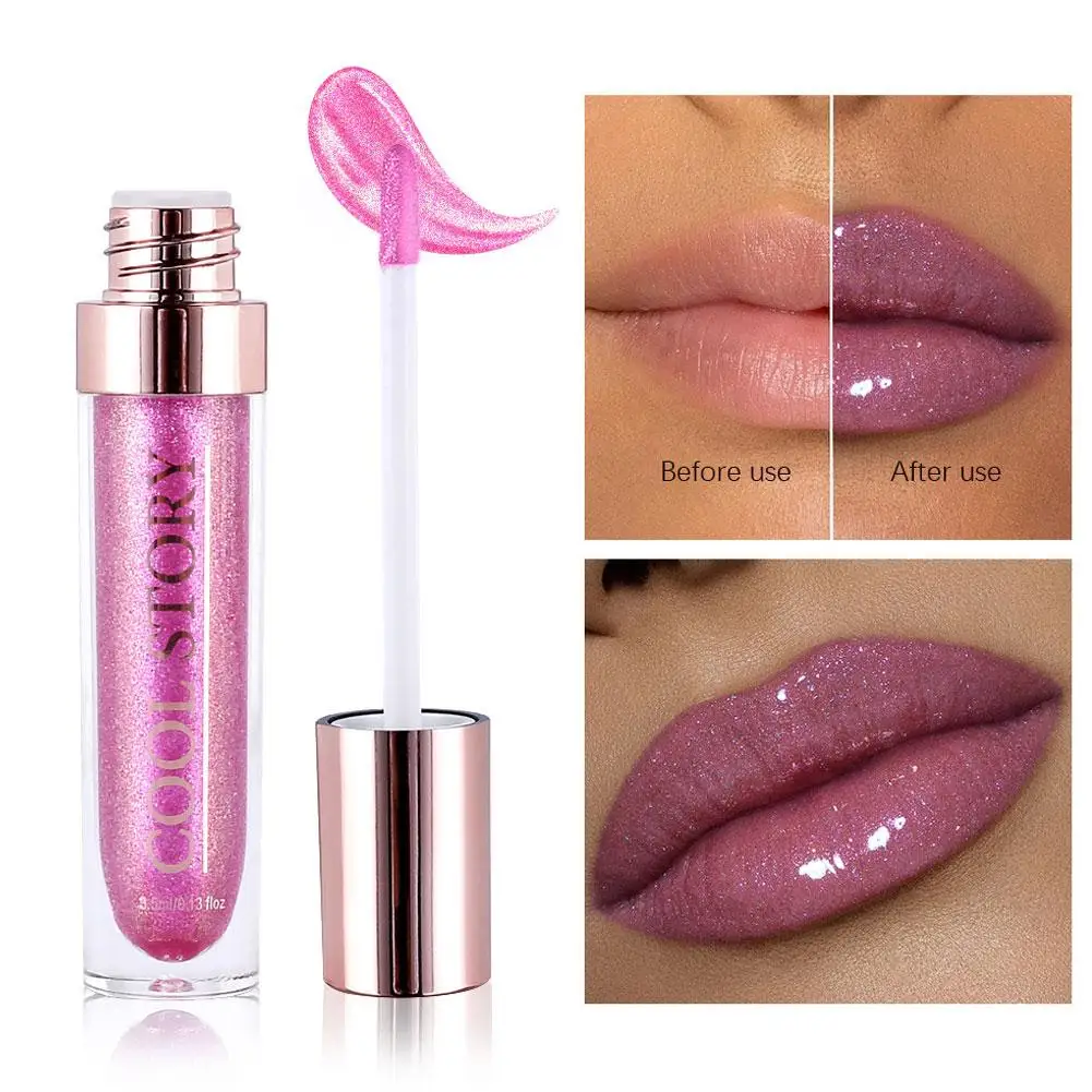 6 Kleuren Laser Holografische Lipgloss Vloeibare Lippenstift Zeemeermin Waterdichte Lipgloss Glitter Make-Up Pigment Lip Langdurige T8j4