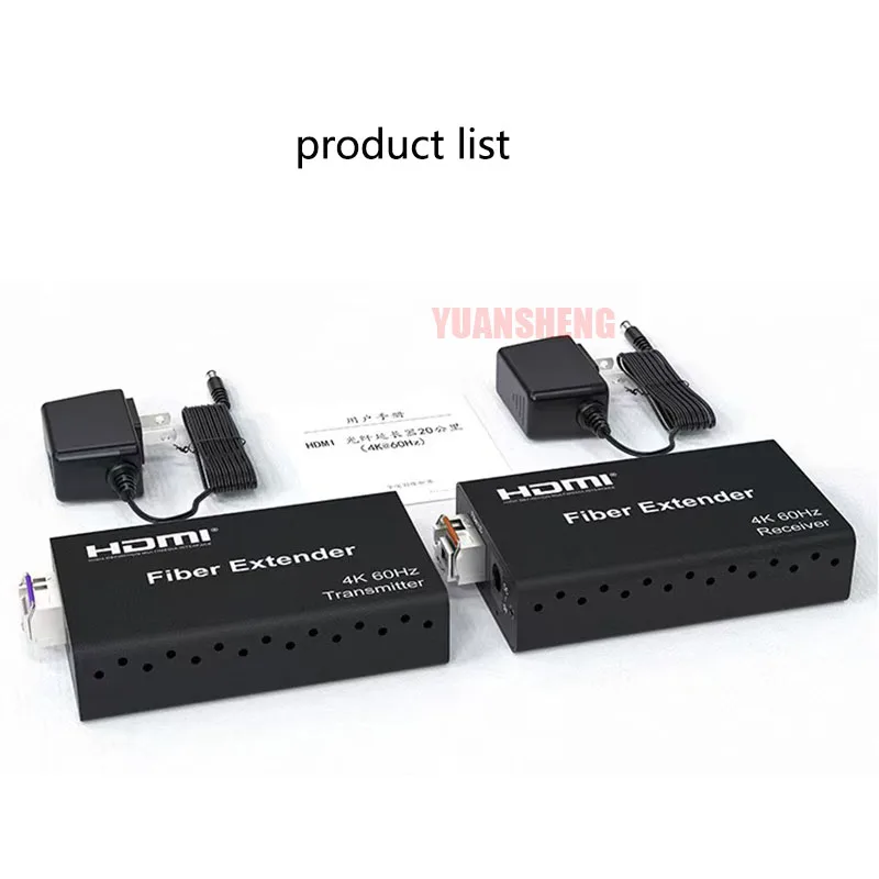 4K@60Hz 20Km Fiber …