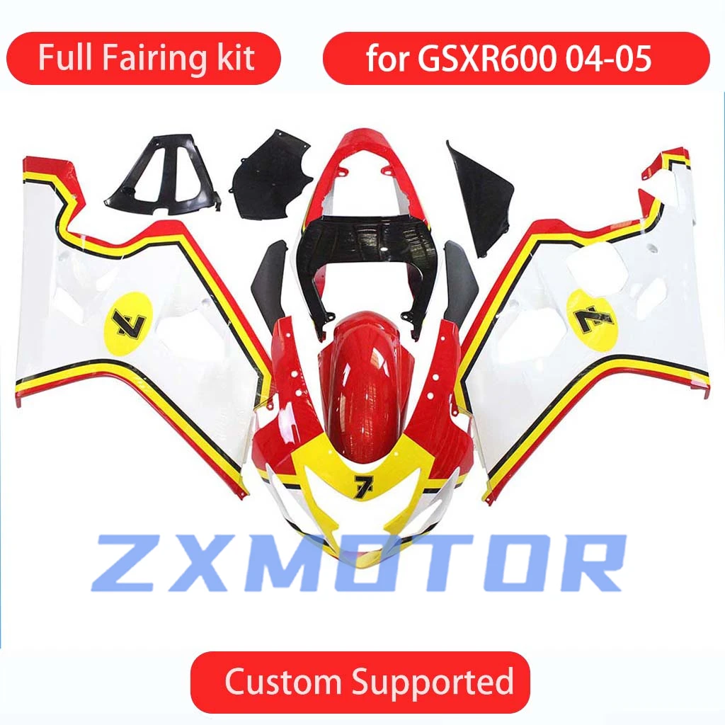 Bodywork Fairings GSXR 600 750 2004 2005 Prime ABS Injection Motorcycle Fairing Kit for GSXR600 GSXR750 04 05