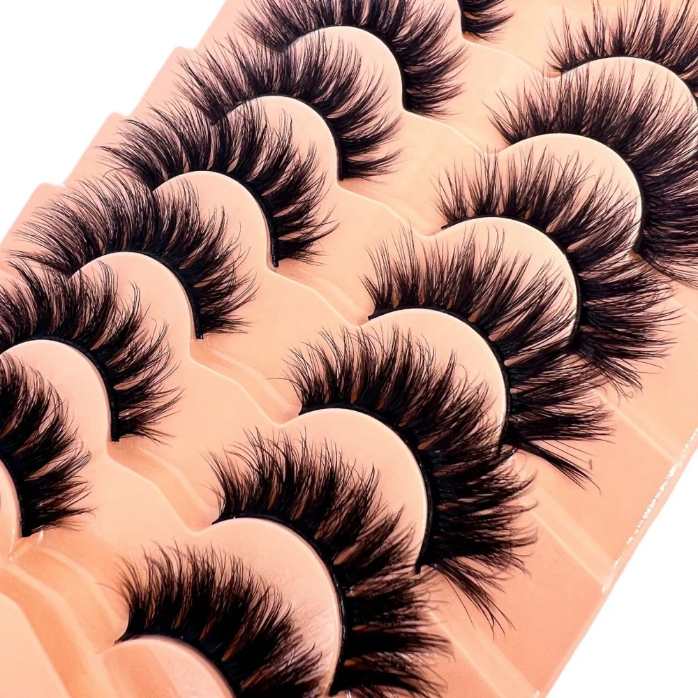 3D 防水ミンクキャットアイまつげふわふわ細くカールした自然な羽のような感触軽量で柔軟なつけまつげ