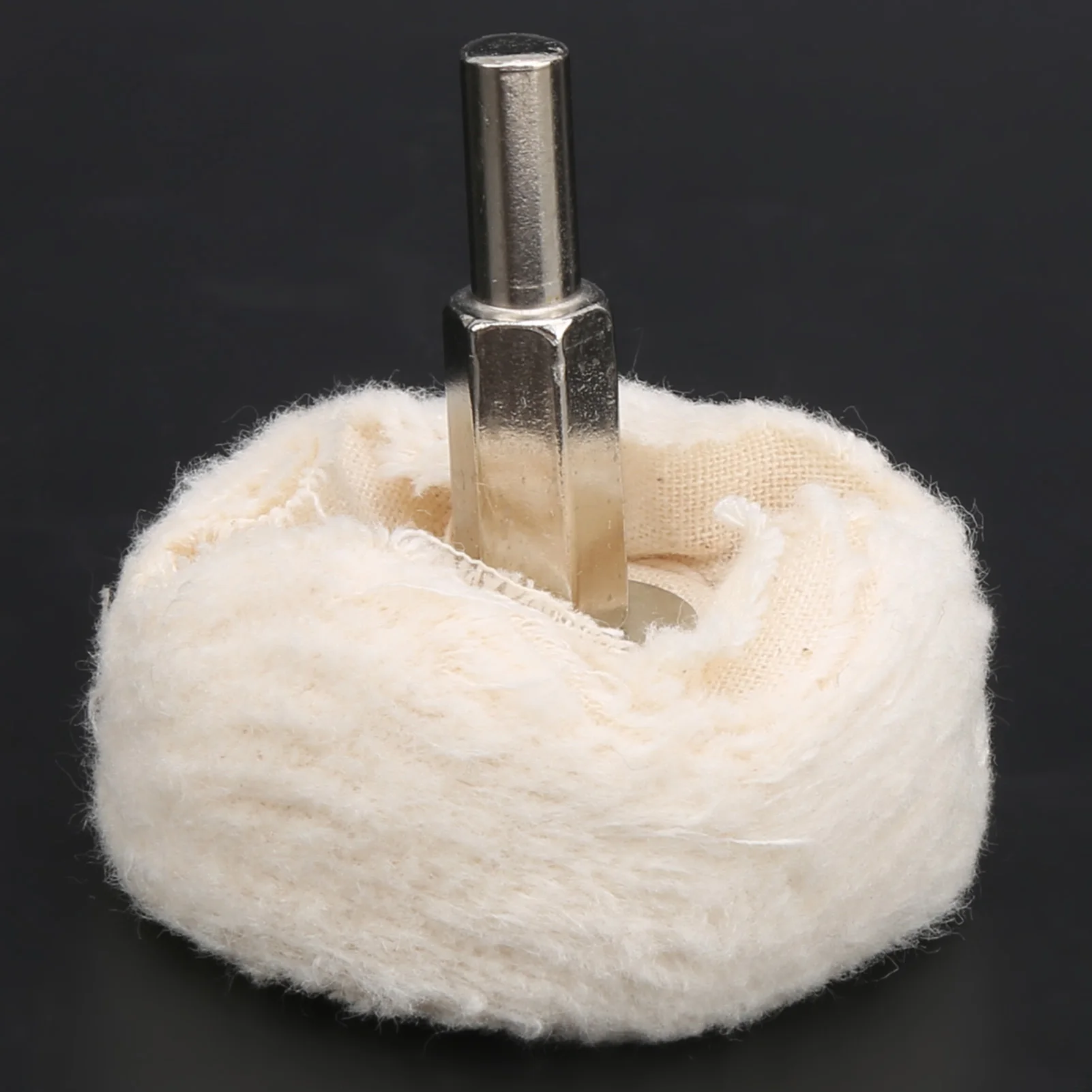 Cloth Polishing Wheel Polishing Wheel White Cloth Polishing Wheel Flat Type Cotton Mirror  Grinding Tools with Handle