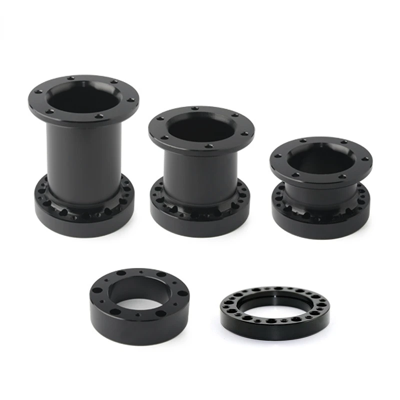 Universal Steering Wheel Hub Spacer 12/25/51/76/101 MM Steering Wheel Hub Boss Kit Adapter Spacer Black