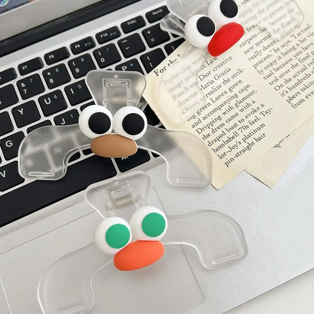 

Reading Tool Transparent Page Marker Clip Book Markers Pagination Mark Bookmark Clip Convenient Multifunctional Page Divider