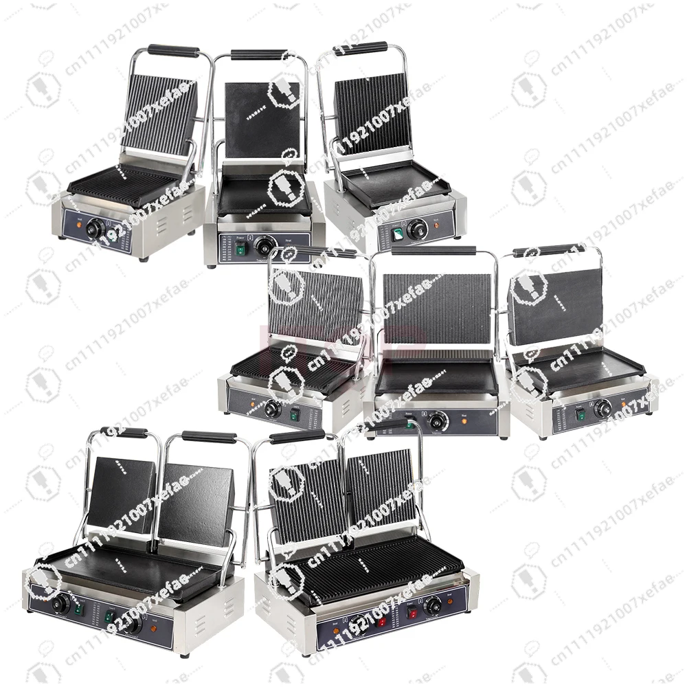 Full Slot Non-stick Iron Veneer Electric Frying Pan Sandwich Maker Mini Breakfast Maker Electric Grill