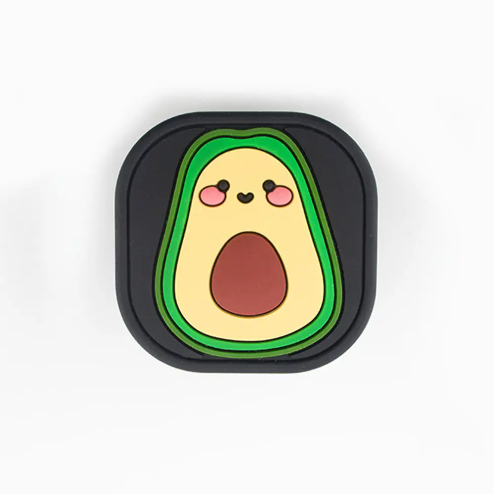 Cute New Avocado Bubble Tea Earphone Cover for Samsung Galaxy Buds Live Case Soft Silicon Case 2020 Headphone Box with Lanyard