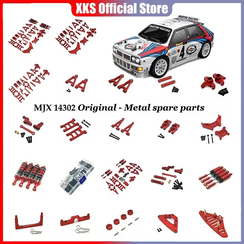 

For 14301 14302 14303 MJX RC Hyper Go Remote Control Car Parts Modified Accessories Differential Shock AbsorberTire Rc Car