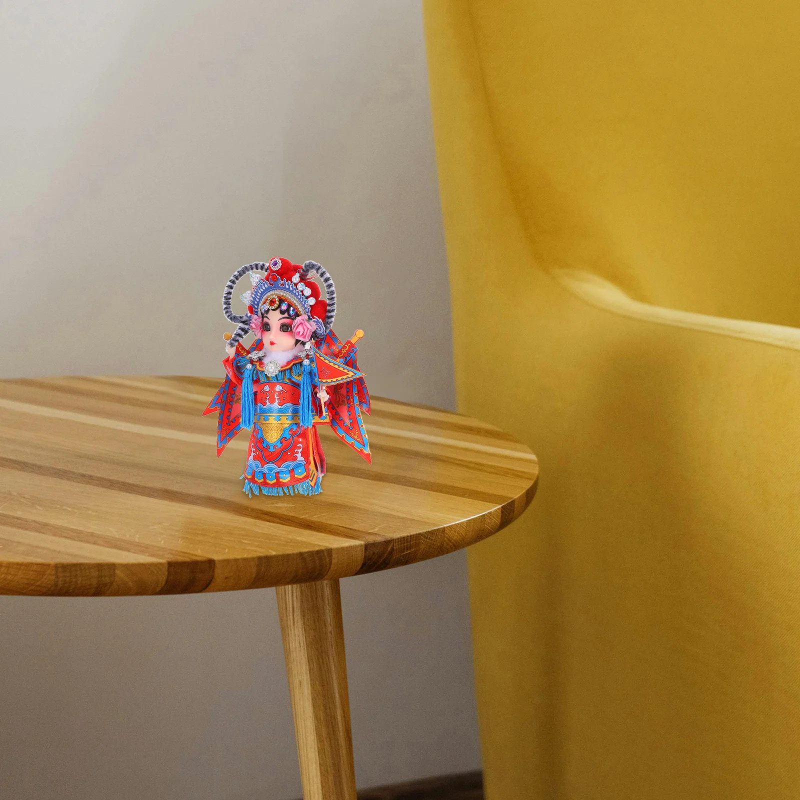 

Silk Chinese Opera Artwork Elegance Home Decor Gift Cultural Heritage Mantel Shelf Display Chinese Figurines