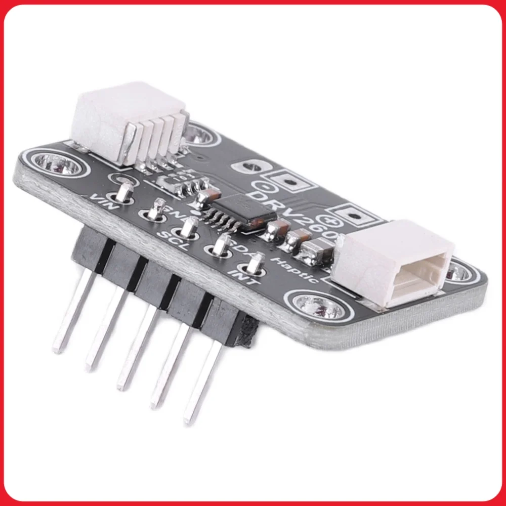DRV2605L Motor Drive Controller 2V-5.2V Haptic Driver Module Compatible for STEMMA QT/Qwiic for ERM/LRA Motors Embedded Systems