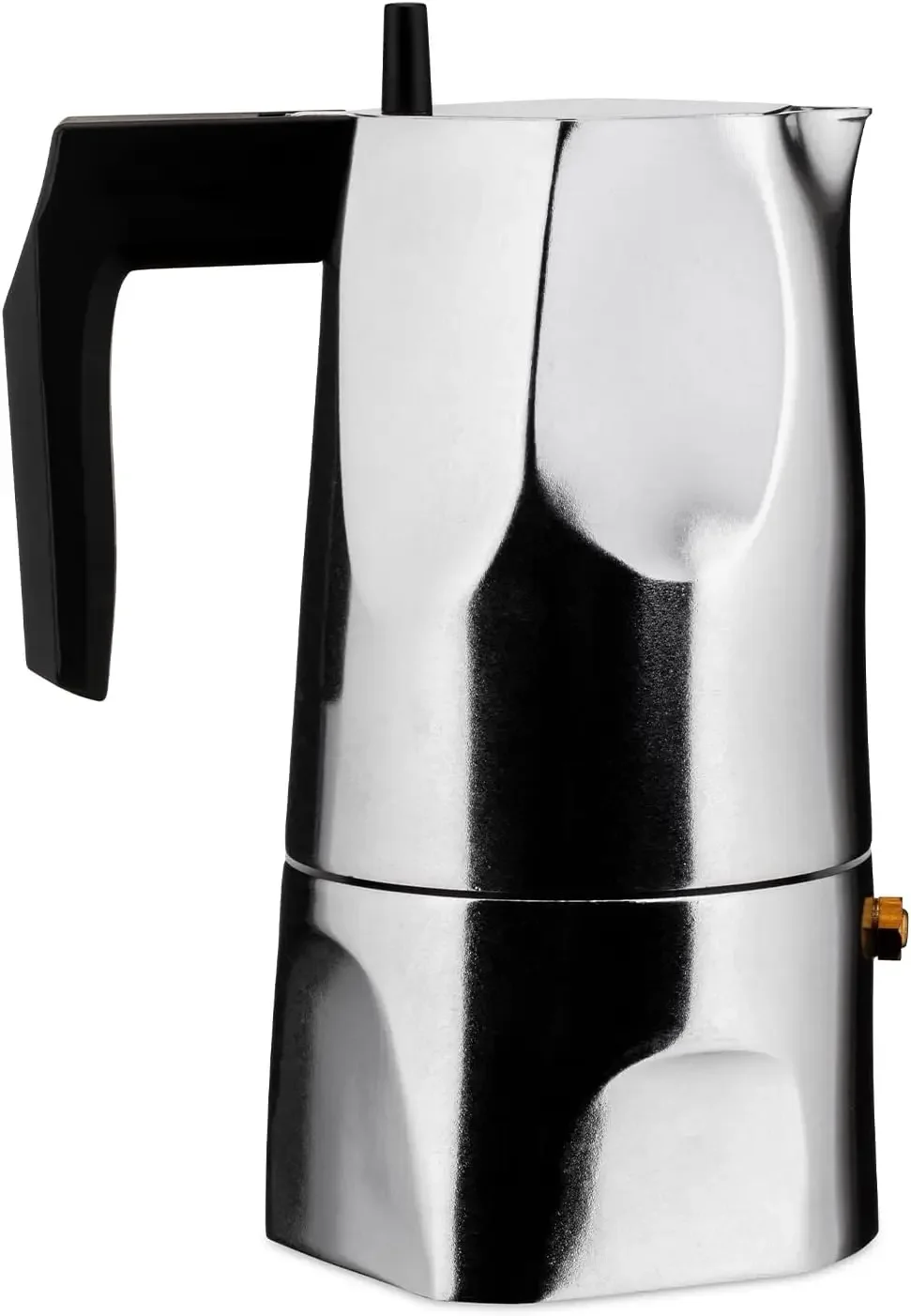 

Alessi | Ossidiana MT18/3 - Design Stovetop Coffee Maker, Cast Aluminium and Thermoplatic Resin, 3 Cups, Black