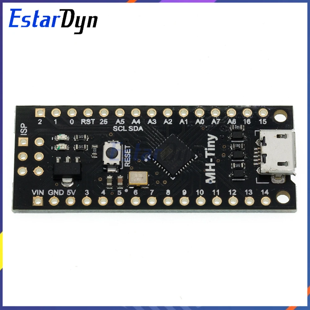 Estardyn ATTINY88 บอร์ดพัฒนาเข้ากันได้กับ Arduino Nano V3.0 |   การขยายตัวของ Digispark |   บอร์ด DIY (หมุดไม่บัดกรี)