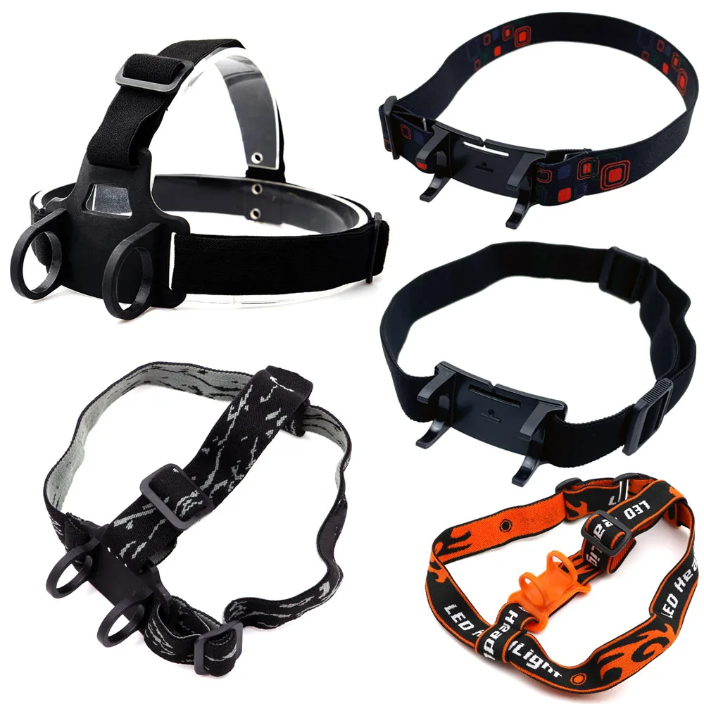 حزام الرأس، حزام مطاطي قابل للتعديل، حامل تثبيت، حامل داعم لمصباح LED، كشافات أمامية، كشاف أمامي #1