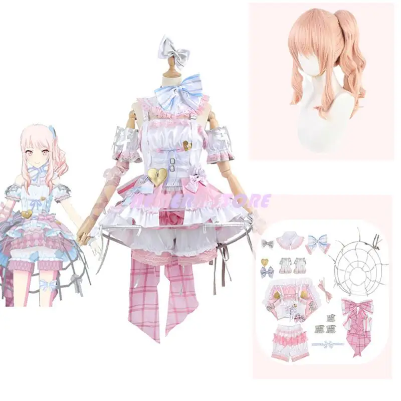 

Anime Project Sekai Colorful Stage Akiyama Mizuki Cosplay Costume Game Lolita Dresses Christmas Halloween Carnival Role Play