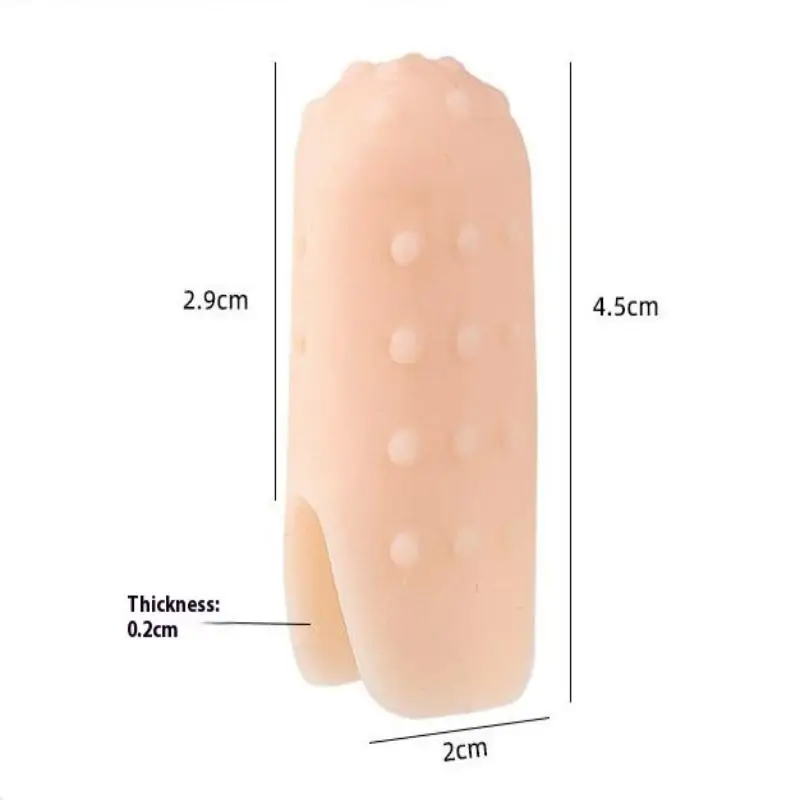 Puntera con orificio, cubierta protectora, funda para el pulgar, ampollas de maíz, alivio del dolor, tubo del dedo del pie, corrección de juanetes, cuidado de los pies, 1 P