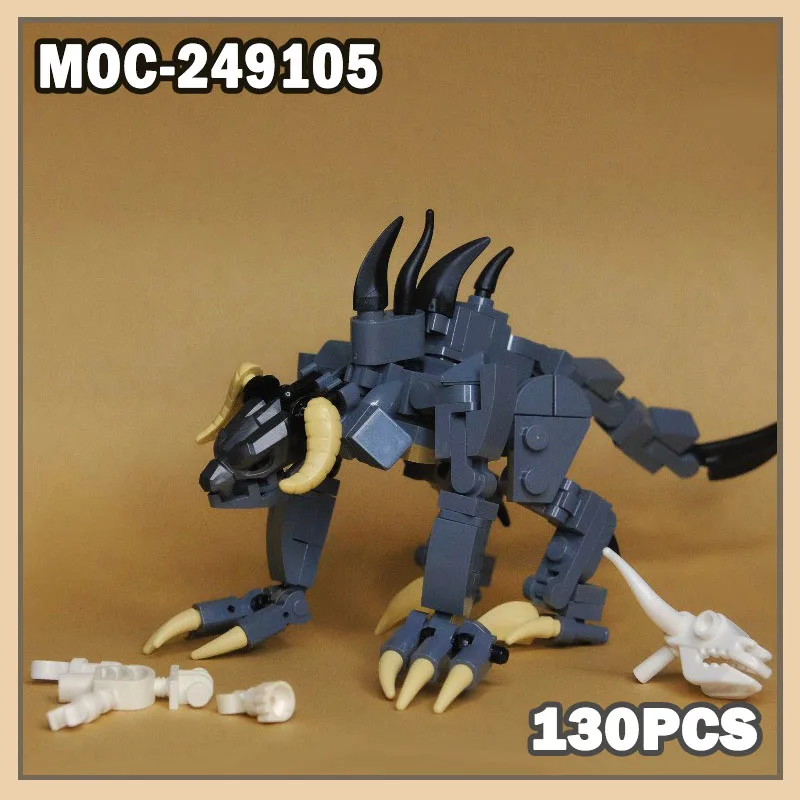 

Конструктор MOC-249105: Креативная модель из строительных блоков, развивающие кирпичики для детей, 130 деталей