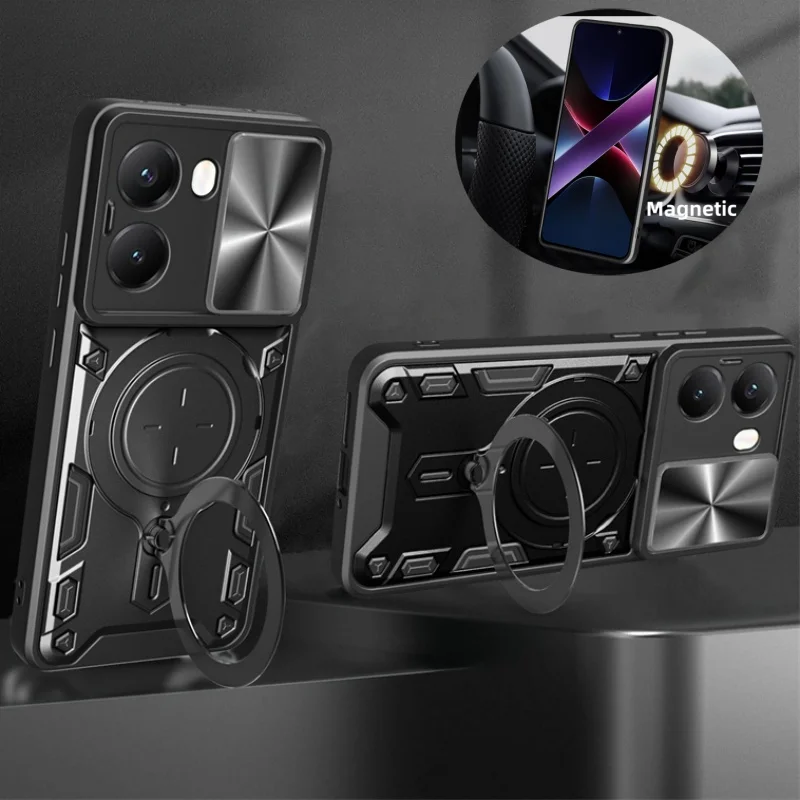حافظة لهاتف Xiaomi Poco X7 Pro 5G حافظة لهاتف Poko Poxo Pocco Little X 7 Pro X7Pro غطاء خلفي لحامل السيارة