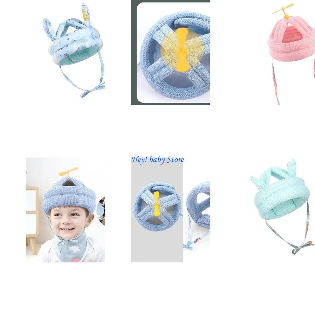 

Q1FE Baby Drop-resistant Helmet Protective Pad Baby Learn to Walk Anti Collision Hat