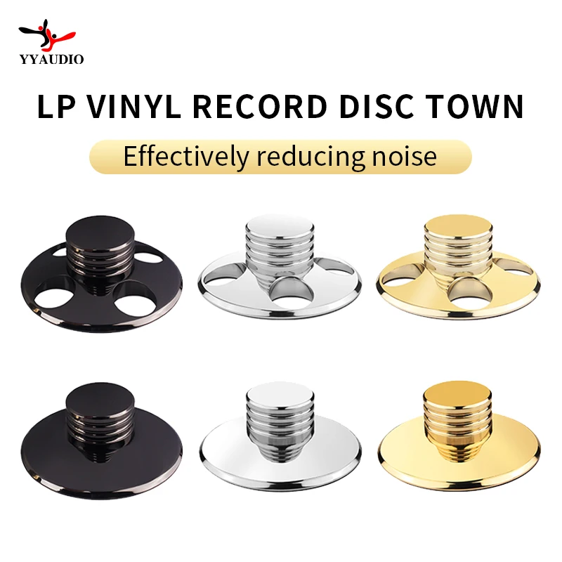 Vinyl Turntable Disc Record Stabilizer - Heavy-Duty Clamp Vibration Balanced, LP Disc Stabilization, and Enhanced Sound Quality