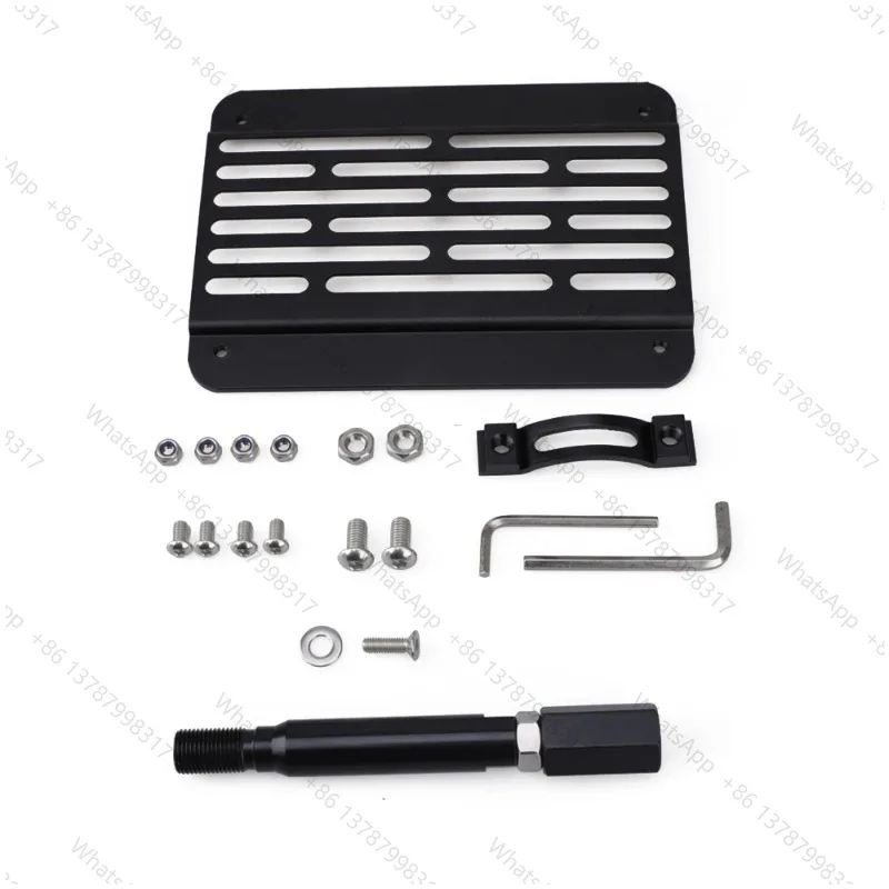 New Front Bumper Tow Hook License Plate Frame Holder Relocator Mounting Bracket For WRX STI 2015-up Scion FR-S 2013-up