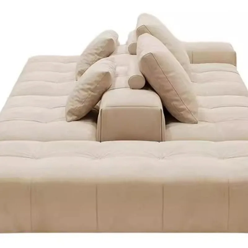 

Итальянский ваби-саби кремовый ветер пиксель большой плоский пол горизонтальный зал гостиная комбинированный двусторонний диван